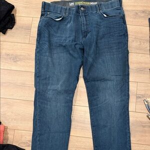 Lee Men's Dark Blue Relaxed Jeans